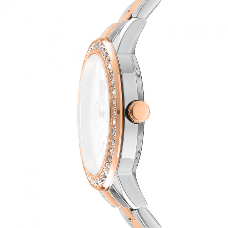 Parsons Multi Glitz Rose Gold Bicolor Watch