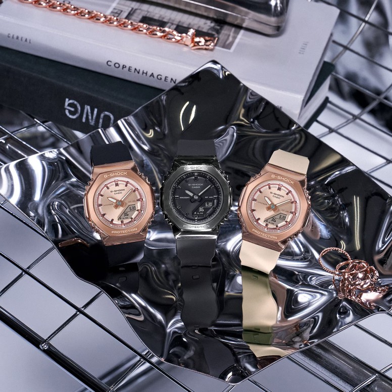 G-SHOCK Rose Gold Basic Watch - GM-S2110PG-4AER - BlueBird