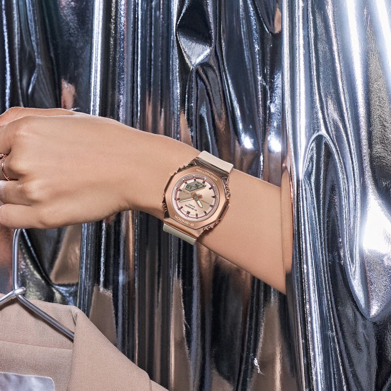 G-SHOCK Rose Gold Basic Watch - GM-S2110PG-4AER - BlueBird
