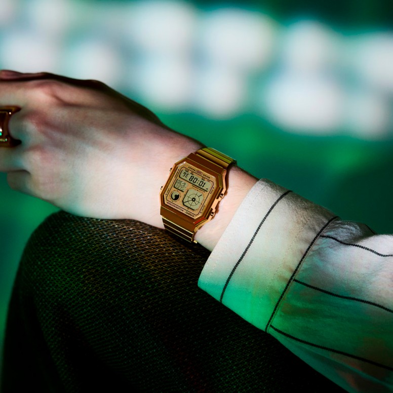Reloj Vintage Edgy Dorado