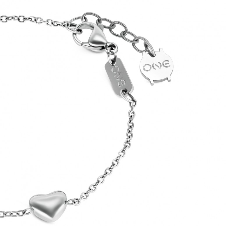 Crazy Heart Embrace Bicolor Bracelet