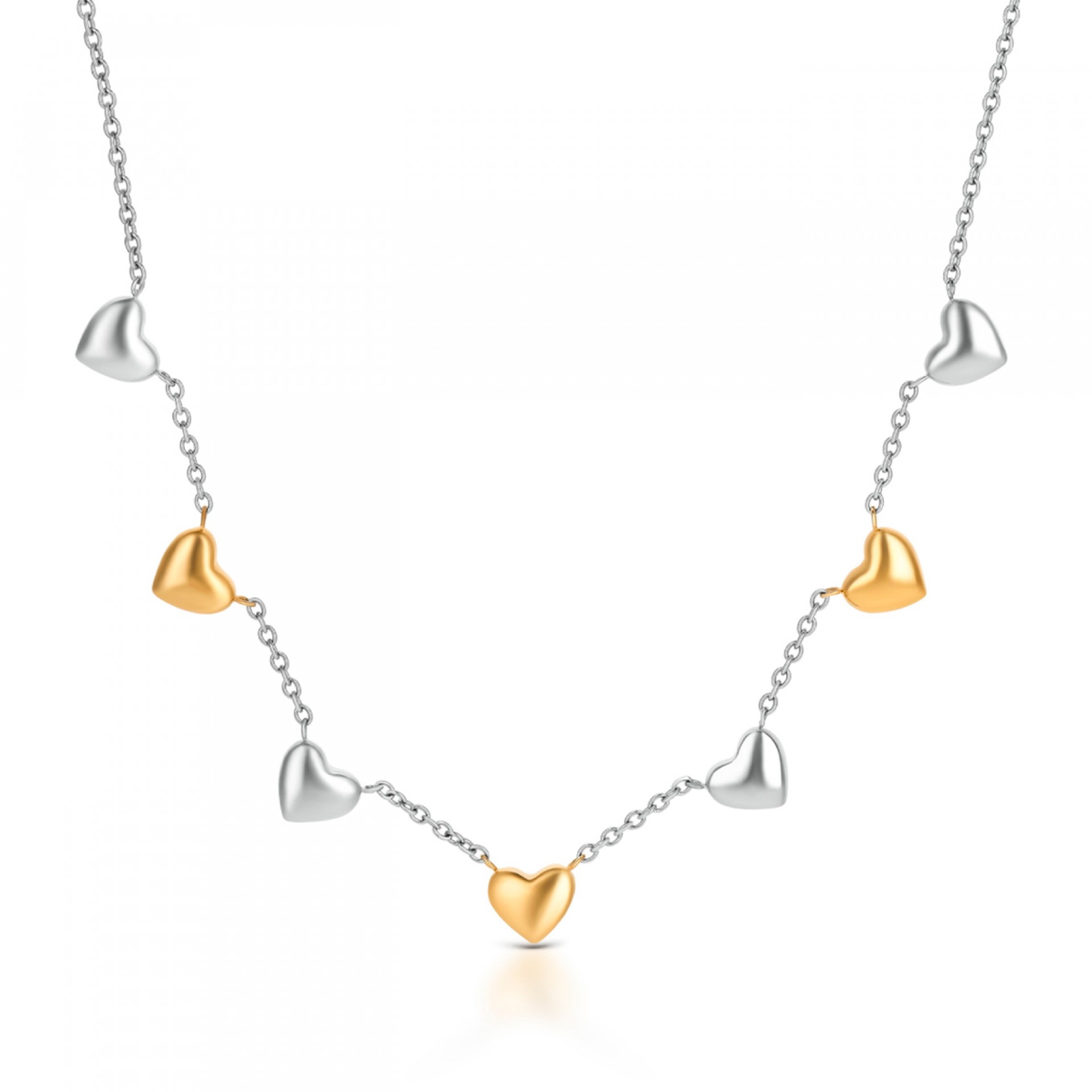 Colar Crazy Heart Embrace Bicolor