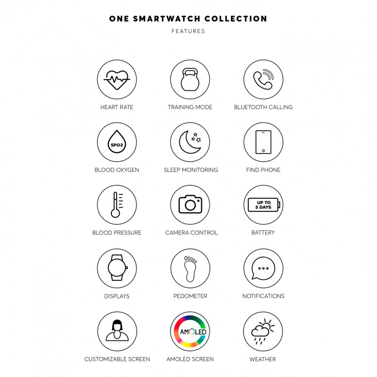 Mini Bicolor Smartwatch