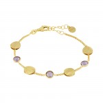 Golden & Color Stones Bracelet