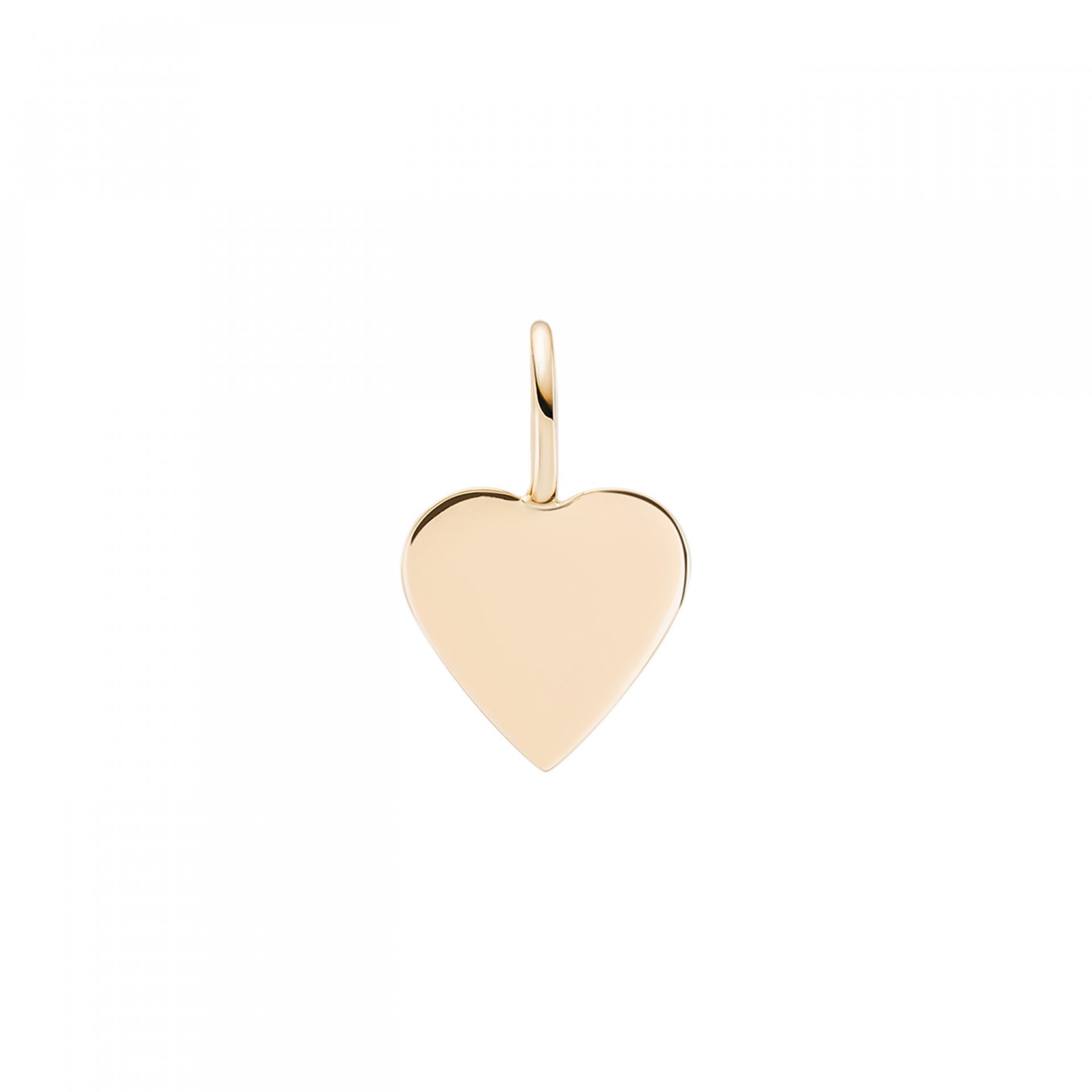 Pendente Ouro 14K Plain Heart