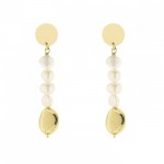 My Pearls One Gold Pepita Earrings