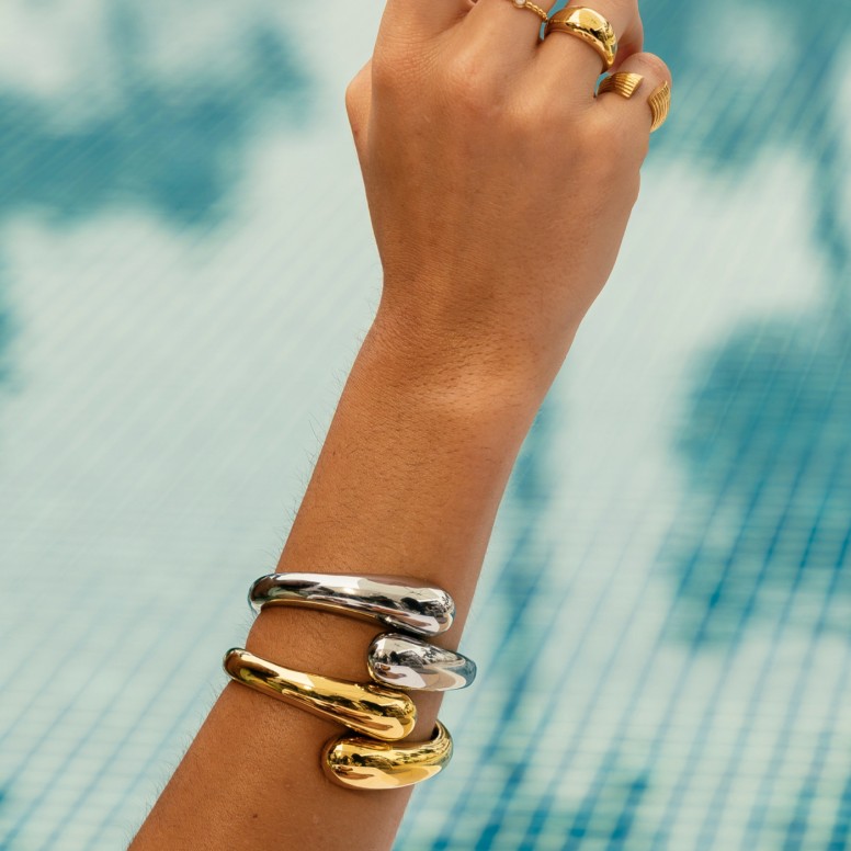 Coralia Silver Bracelet