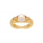 Anel Trionfo Pearl Gold