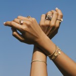 Golden & Color Stones Bracelet