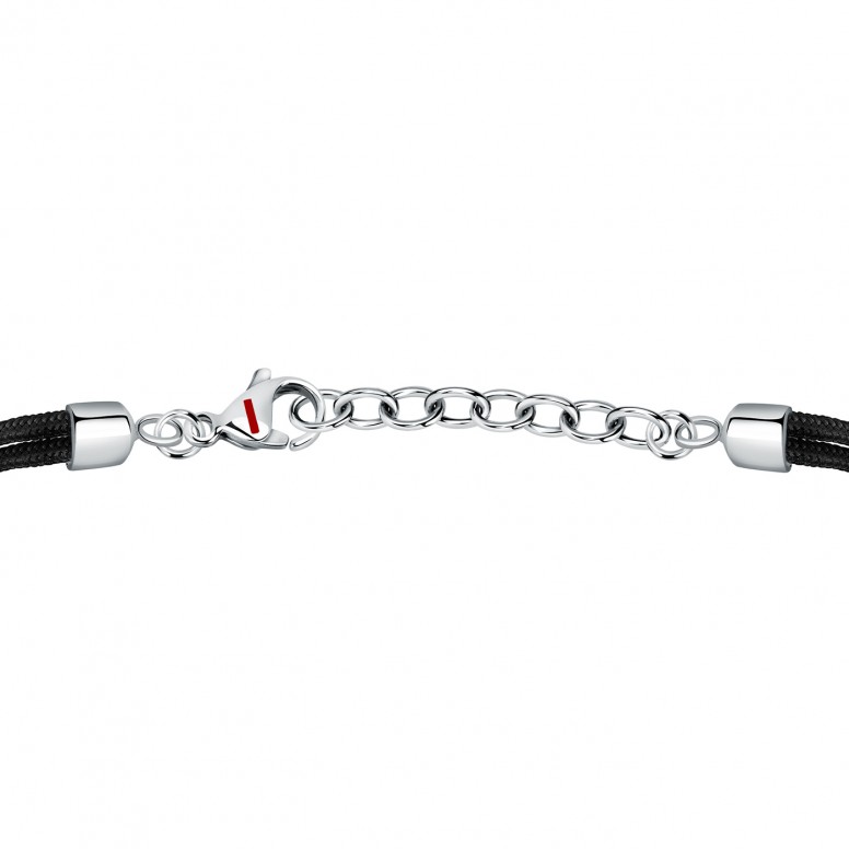 Pulsera Marine Ancla Negra y Roja