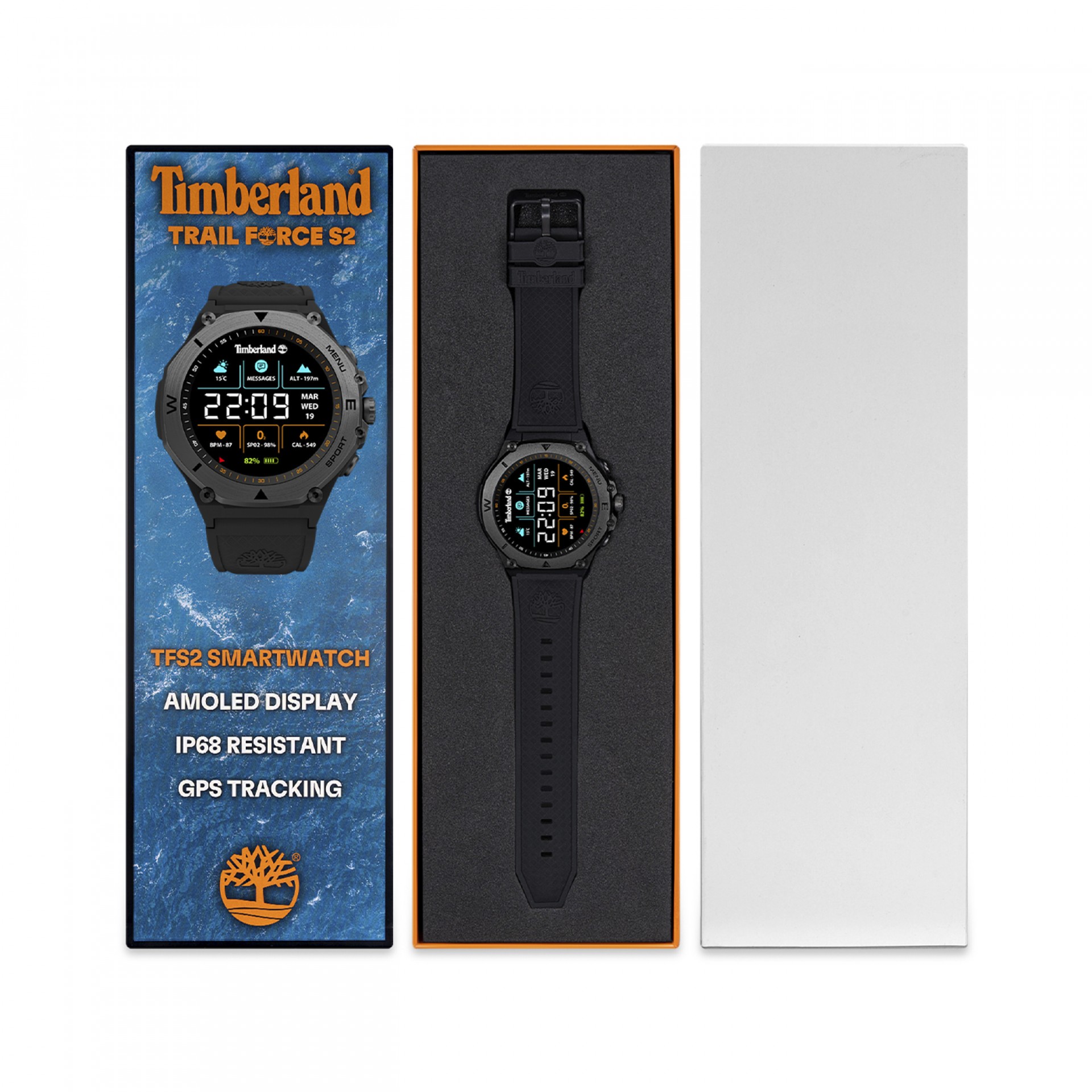 Relógio Smartwatch Trail Force S2 Preto