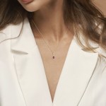 Necklace Grace 18K Gold Ruby and Diamonds