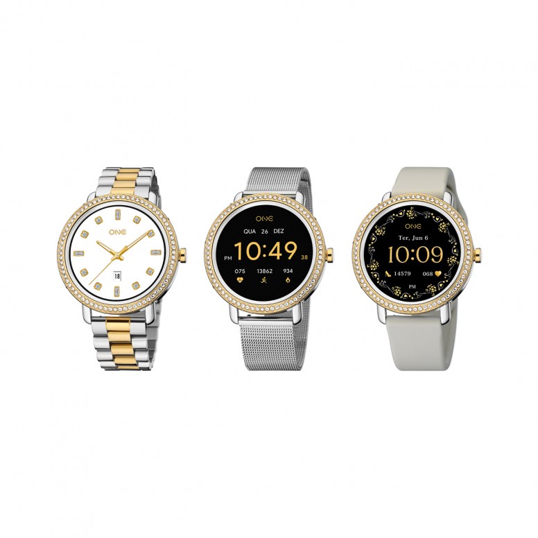Set Reloj Smartwatch Mini Spark Bicolor