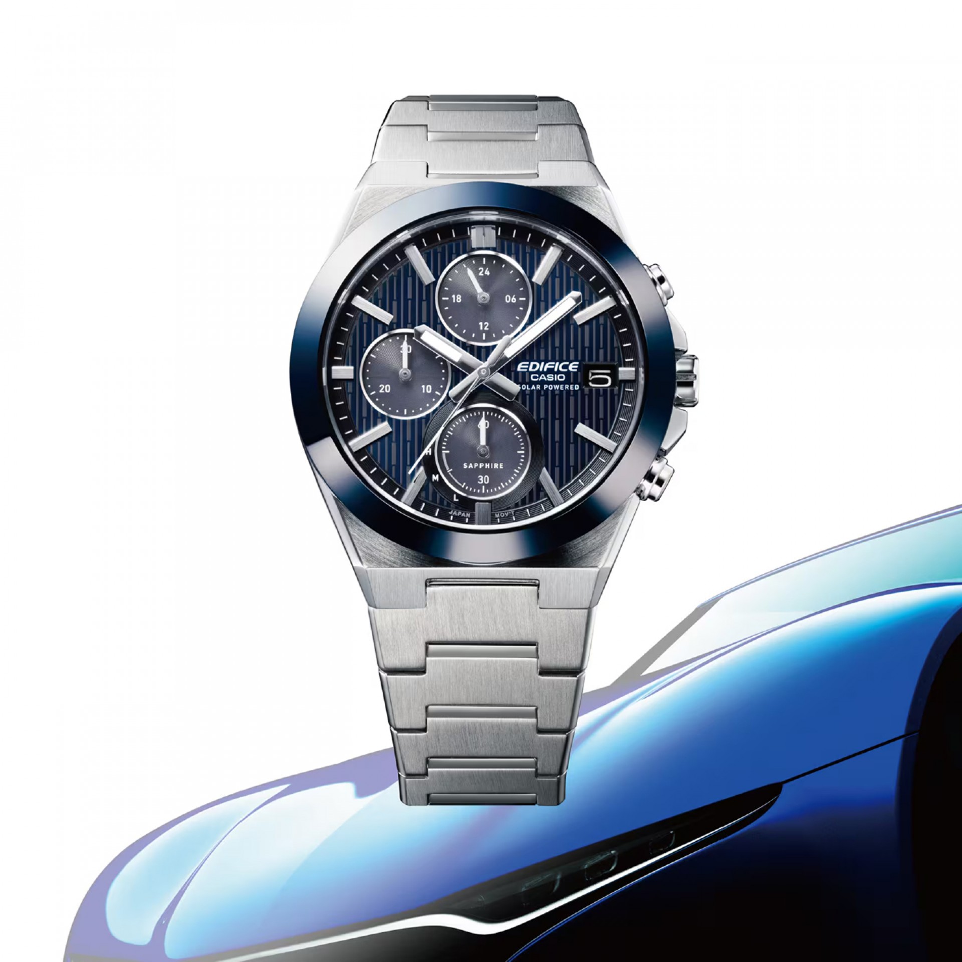 Reloj Solar Powered Azul