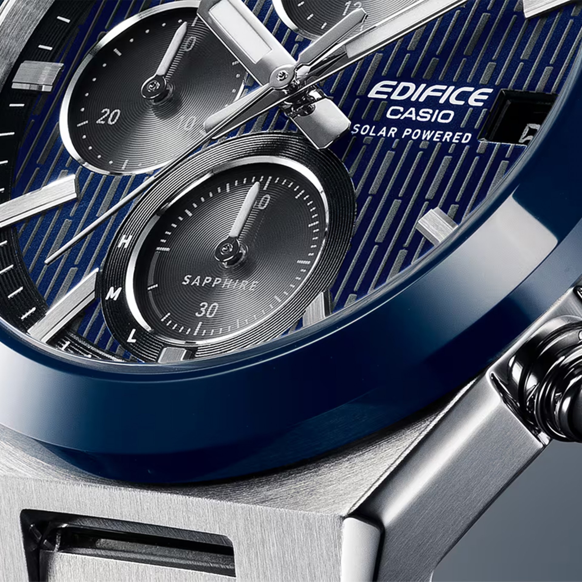 Reloj Solar Powered Azul