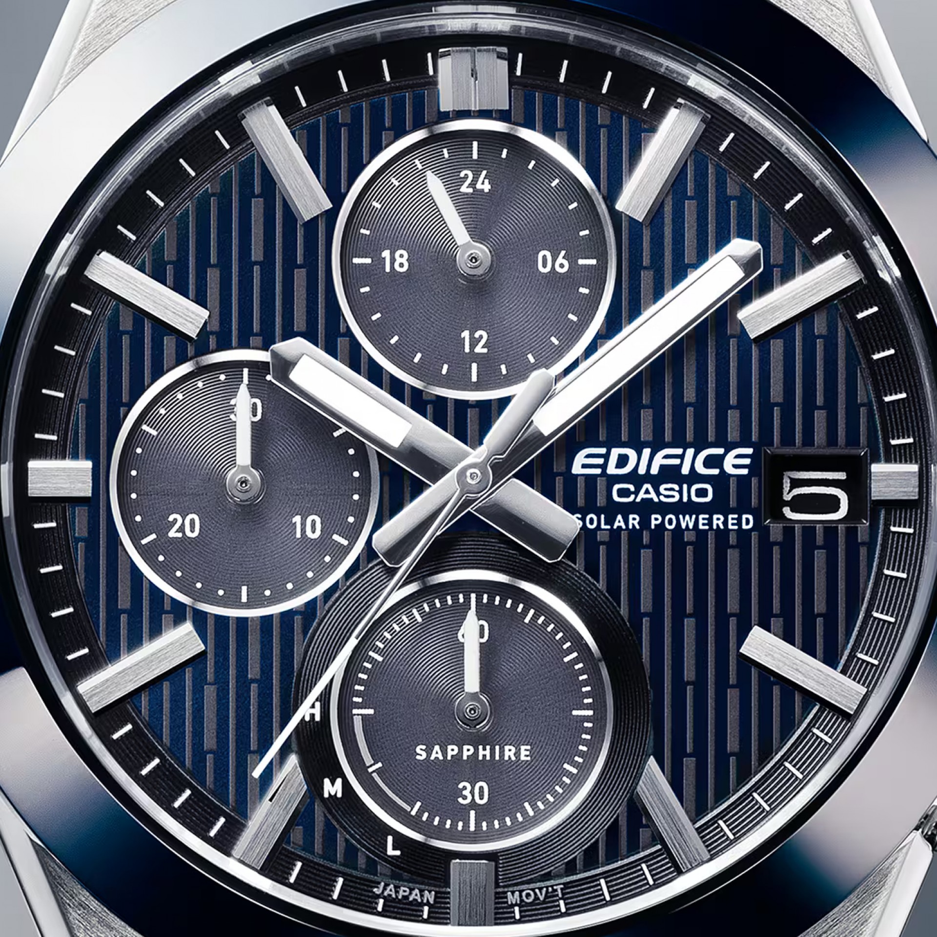 Reloj Solar Powered Azul