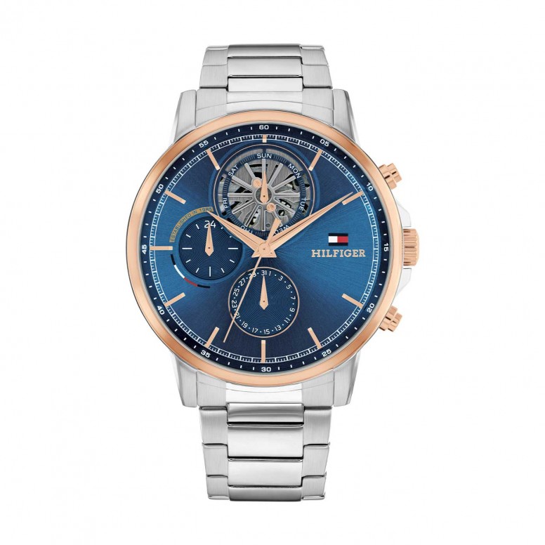 Bicolor Blue Steel Watch