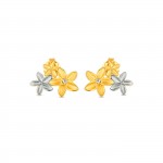 Pendientes Fleur Bicolor