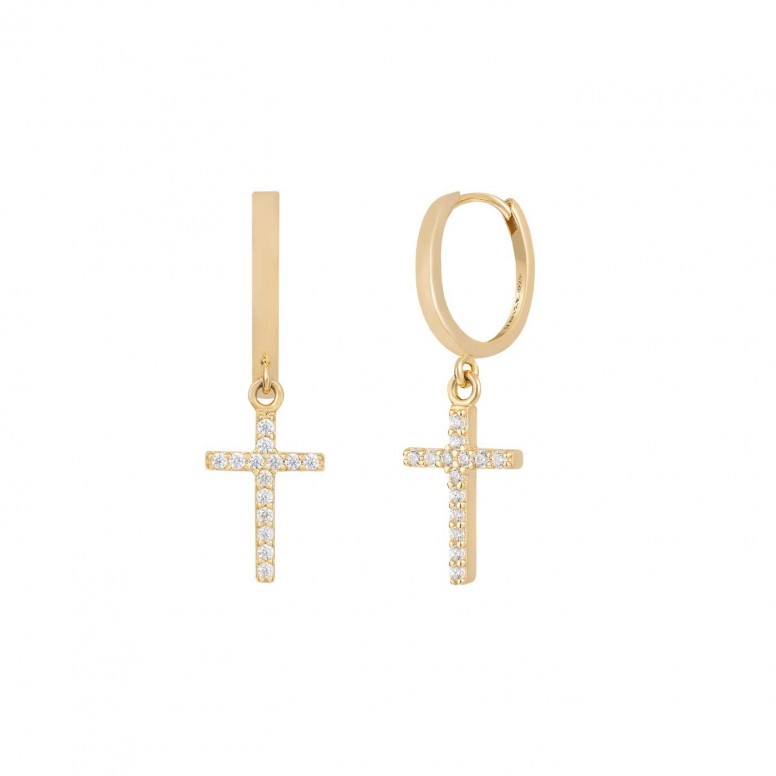 Argolas Classy Faith Cruz