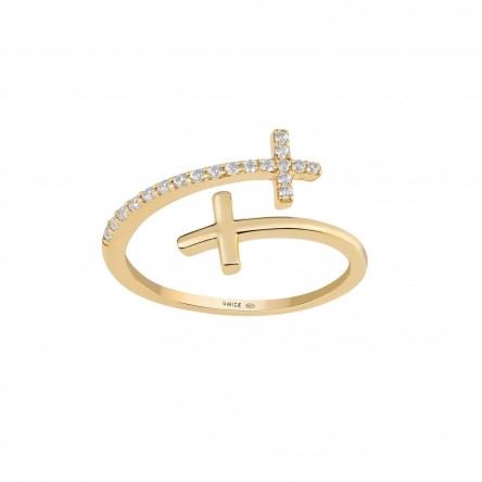 Classy Cross Ring
