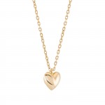 Collar Oro 14K Plain Heart