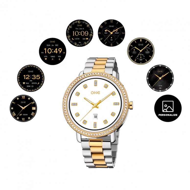 Set Reloj Smartwatch Mini Spark Bicolor