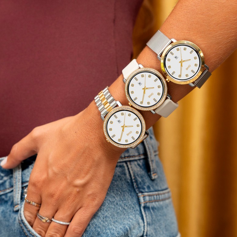 Set Reloj Smartwatch Mini Spark Bicolor