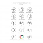Set Reloj Smartwatch Mini Spark Bicolor