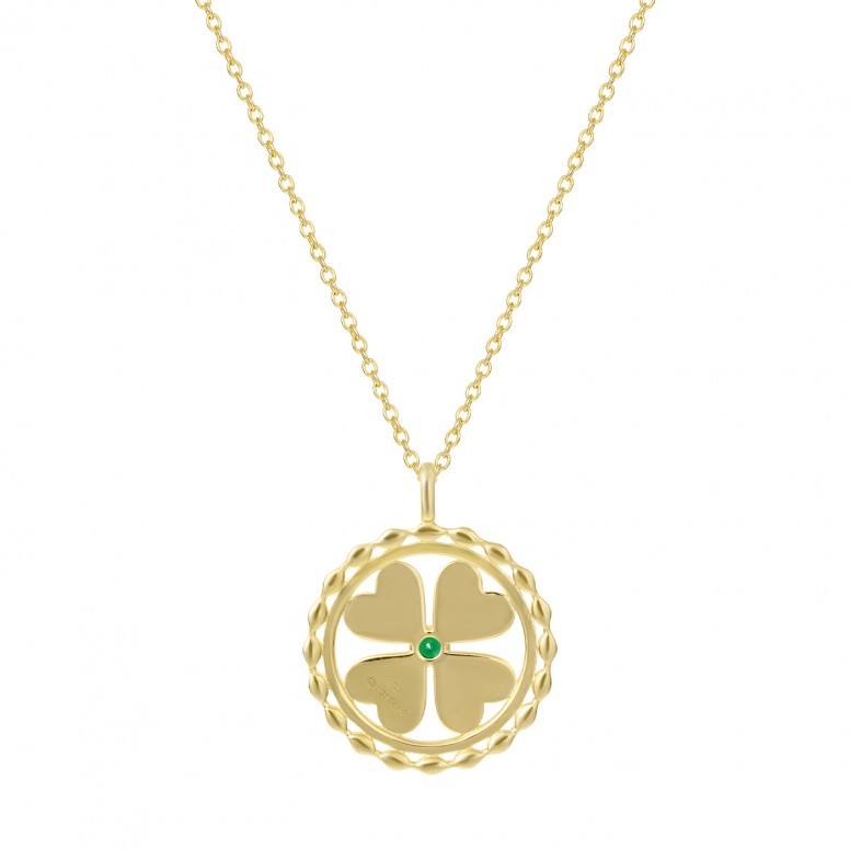 Collar Lucky Green Clover