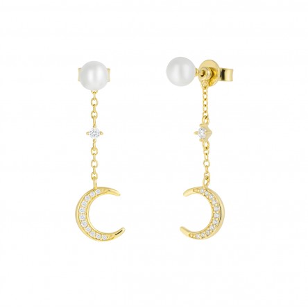 Pendientes Bright Moon & Pearls