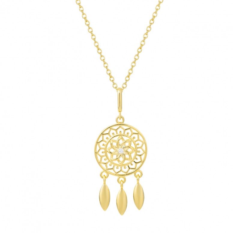 Collar Gold Dream Catcher