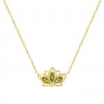Collar Green Lotus Flower