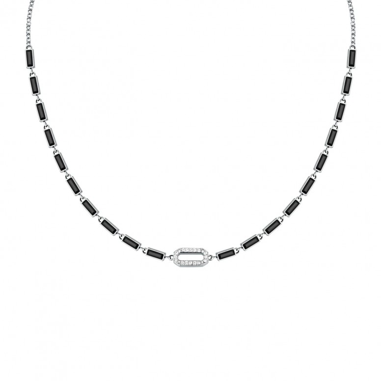 Collar Crystals Negro