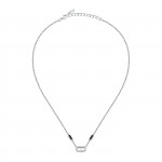 Collar Crystals Plateado