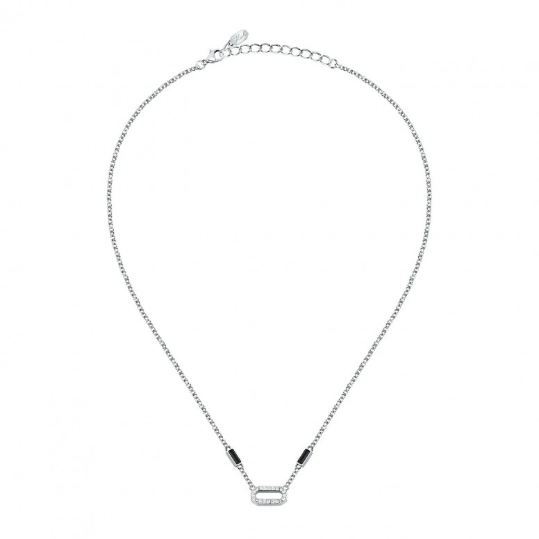 Collar Crystals Plateado