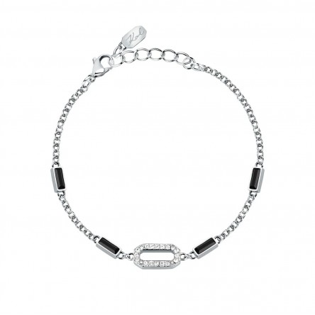 Pulseira Crystals Prateada
