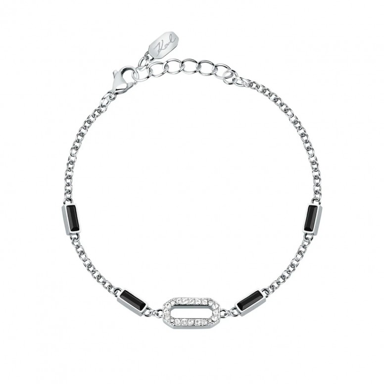 Pulseira Crystals Prateada