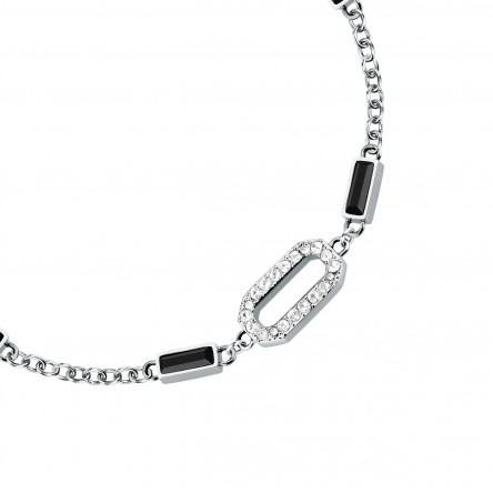 Pulseira Crystals Prateada