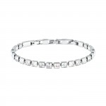 Pulseira Crystals Prateada