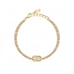 Pulsera Crystals Dorada