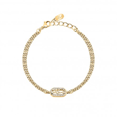 Pulsera Crystals Dorada