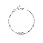 Pulseira Crystals Prateada