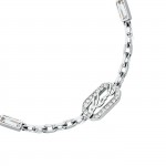 Pulseira Crystals Prateada