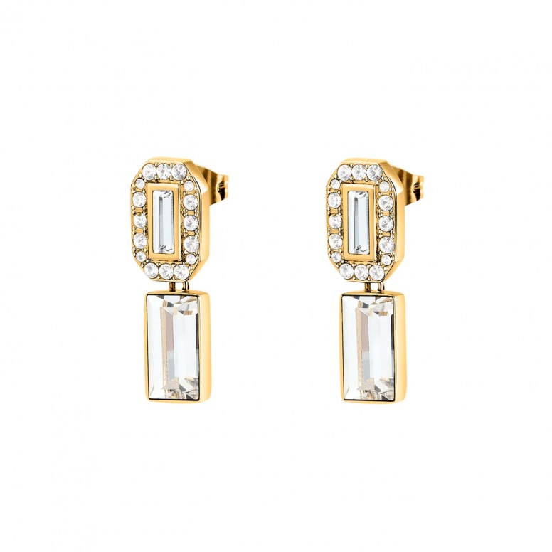 Pendientes Crystals Dorados