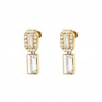 Pendientes Crystals Dorados