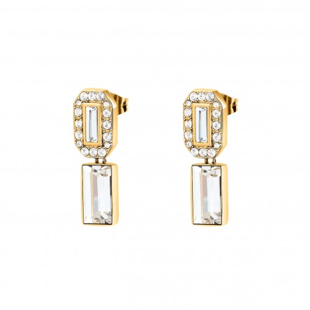 Pendientes Crystals Dorados