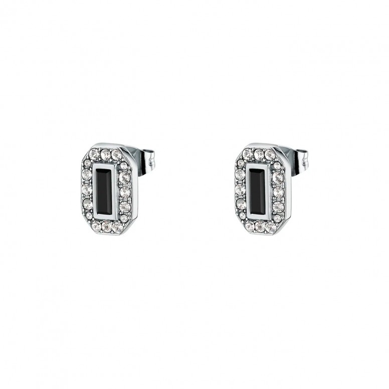 Pendientes Crystals Plateados