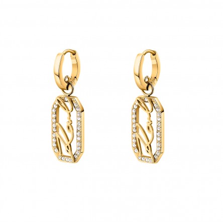 Pendientes Crystals Dorados