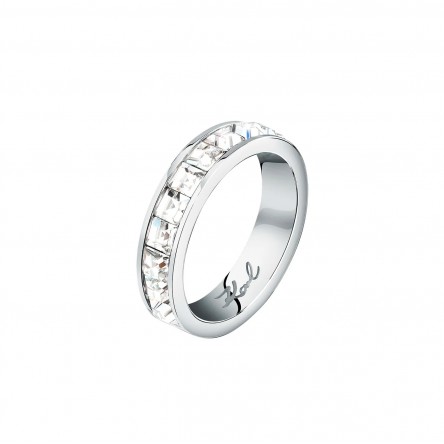 Crystals Silver Ring