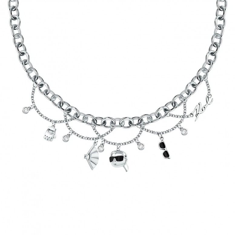 Collar Charms Plateado